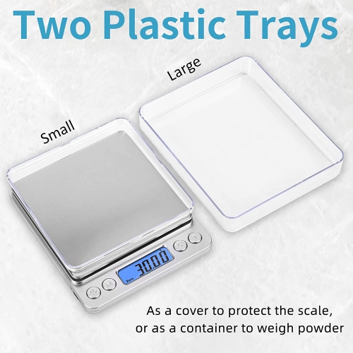 Digital Mini Pocket Size Kitchen Series Scale 500g Multi-Functional High Precision for Cooking Baking Jewelry Weighing Coffee Beans Postal