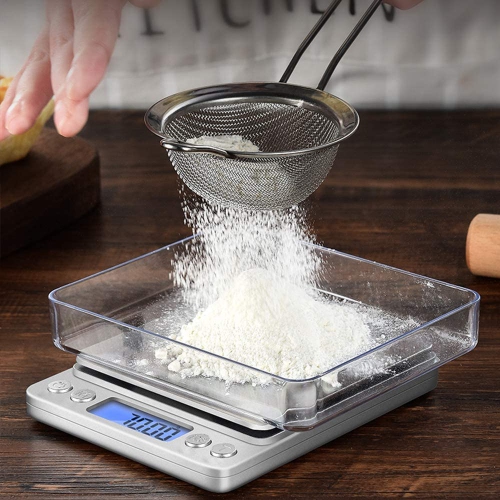 Digital Mini Pocket Size Kitchen Series Scale 500g Multi-Functional High Precision for Cooking Baking Jewelry Weighing Coffee Beans Postal