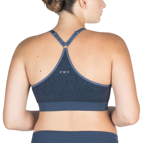 Modern Eternity Bella Active Seamless Nursing Bra - Medium - Navy Jacquard