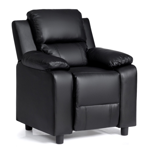 PU Leather Kids Recliner with Armrest & Headrest Lounge 3 Color