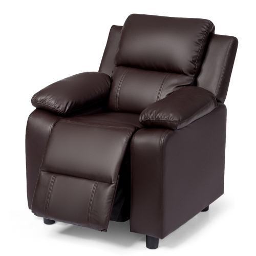 PU Leather Kids Recliner with Armrest & Headrest Lounge 3 Color