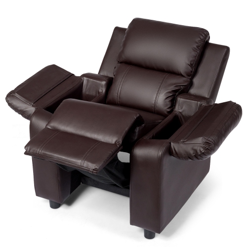 PU Leather Kids Recliner with Armrest & Headrest Lounge 3 Color