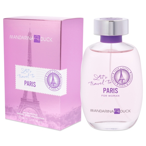 Mandarina Duck Let's Travel to Paris by Mandarina Duck Eau De Toilette Spray 3.4 oz