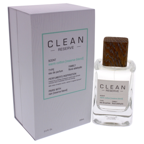 Clean Reserve Warm Cotton by Clean Eau De Parfum Spray 3.4 oz