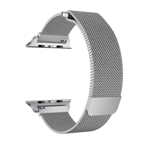 Bracelet gris à fermoir magnétique Milan de PANDACO pour Apple Watch 42&nbsp;mm/44&nbsp;mm/45&nbsp;mm/46&nbsp;mm/49&nbsp;mm