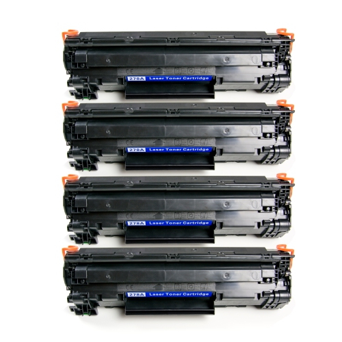 Printer Solution Brand New Compatible 4 Pack HP 78A Black Toner Cartridge