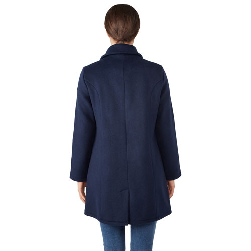 Modern Eternity Khloe Wool Maternity Coat - Large - Navy