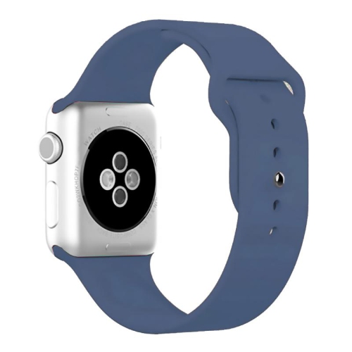 PANDACO Cornflower Blue Silicone Watch Strap for Apple Watch 38mm / 40mm / 41mm / 42mm