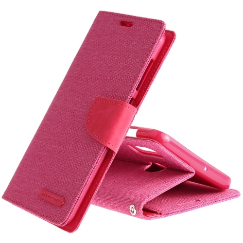 GOOSPERY  Samsung A20 Goosepry Canvas Diary Case In Pink