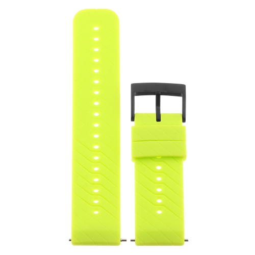 STRAPSCO  Silicone Rubber Watch Band Strap Compatible With Suunto Spartan Sport Wrist Hr Baro - (Black Buckle) In Green