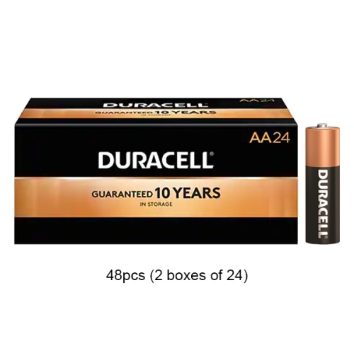48-pack AA Duracell Coppertop MN1500 Alkaline Battery