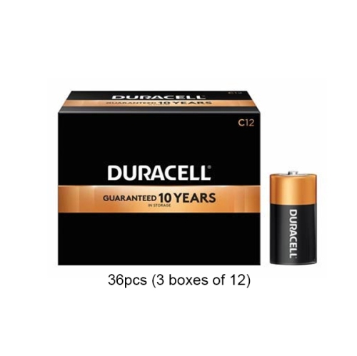 36-pack C Duracell Coppertop Alkaline Batteries