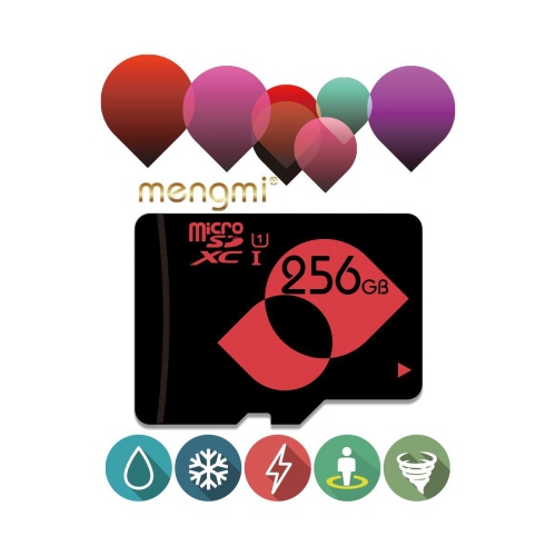 256GB Micro SD Card microSDXC TF Card U1 Class 10 Extreme Memory Card with SD Adapter