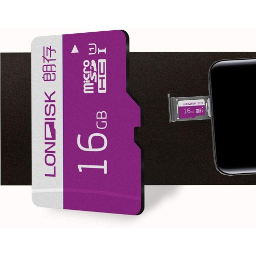 16GB microSD Card 2 Pack microSDHC Memory Card Class 10 U1 for Smartwatch/Camera