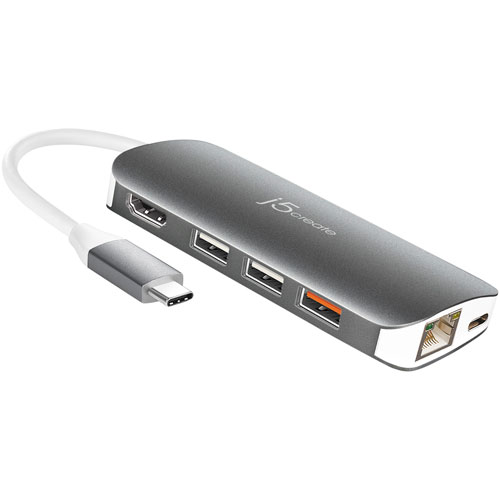j5create USB-C to USB 3.1/HDMI/Ethernet Multi-Adapter