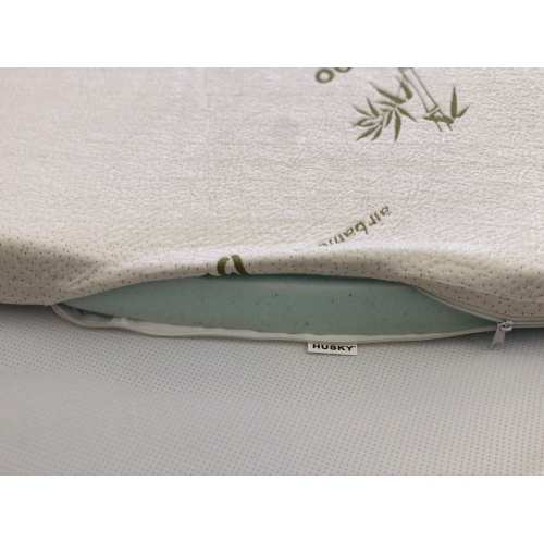 Husky® Five Star Comfort - Cool Gel Memory Foam Mattress Topper with Bamboo Cover – Queen