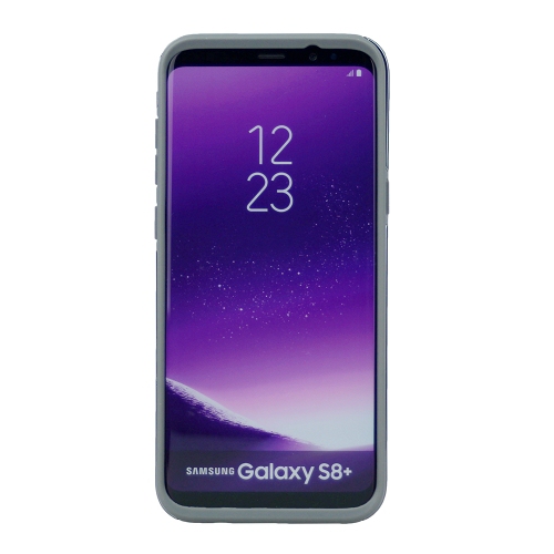 Coque hybride double couche brillante Iphone S8 Plus, noire