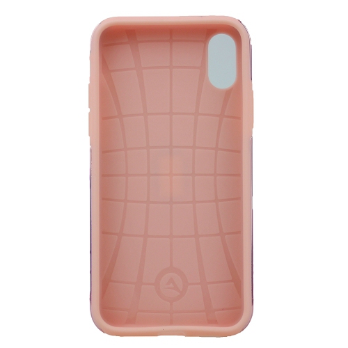 Iphone XS Max Shinny Dual Layer Hybrid Case, Pink