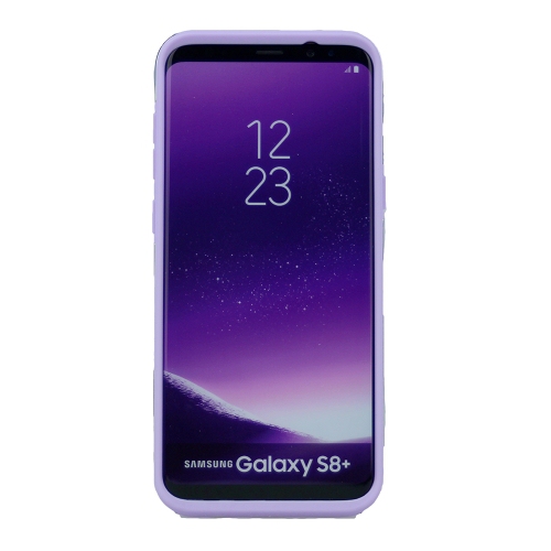Coque hybride double couche brillante Iphone S8 Plus, violet