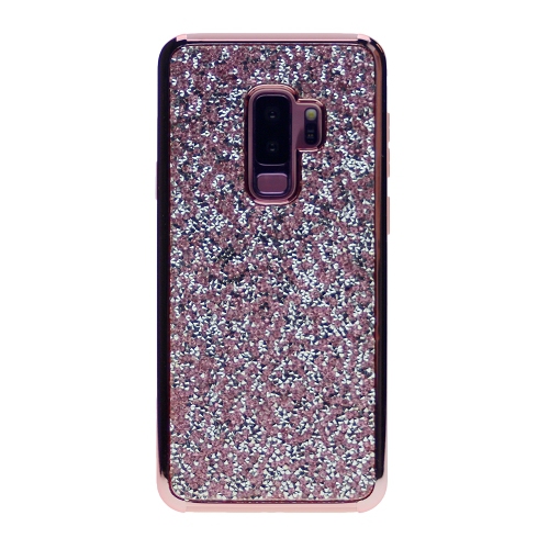 CC  Galaxy S9 Plus Shinny Dual Layer Hybrid Case In Pink