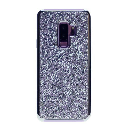 Galaxy S9 Plus Shinny Dual Layer Hybrid Case, Purple