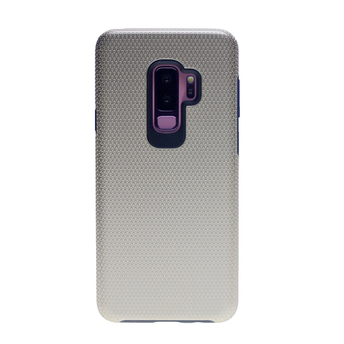Galaxy S9 Triangle Designed Dual Layer Hybrid Case, Gold
