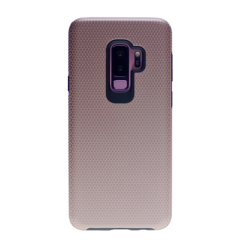 Galaxy S9 Triangle Designed Dual Layer Hybrid Case, Rose Gold
