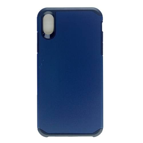 IphoneX/XS Matt Dual Layer Hybrid Case, Navy Blue