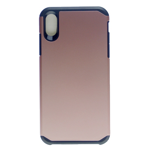 CC  Iphonex/xs Matt Dual Layer Hybrid Case, Rose In Gold