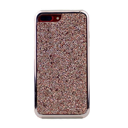CC  Iphone 7/8 Plus Shinny Dual Layer Hybrid Case, Rose In Gold