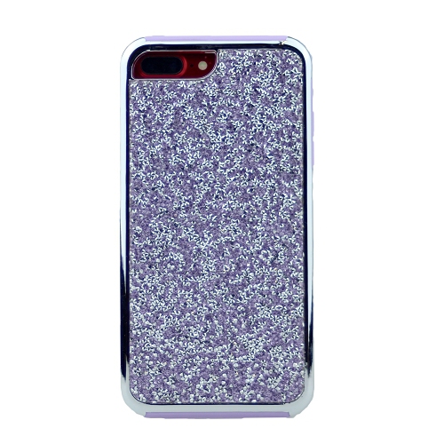 Iphone 7/8 Shinny Dual Layer Hybrid Case, Purple