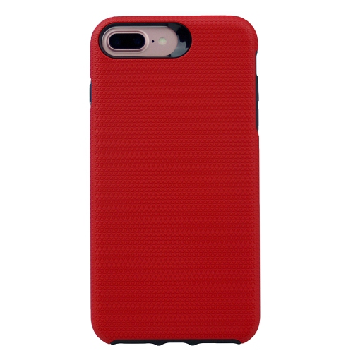 Étui hybride double couche triangulaire pour iPhone 6/7/8, rouge