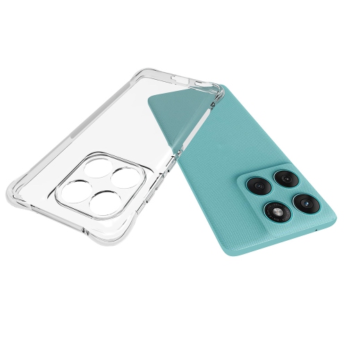 TopSave Extra Corner Bumper Soft TPU Gel Rubber Case For Motorola Moto Edge 60 Fusion 5G 6.67", Clear