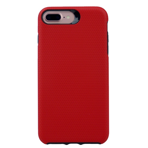 Iphone6/7/8 Plus Triangle Designed Dual Layer Hybrid Case, Red