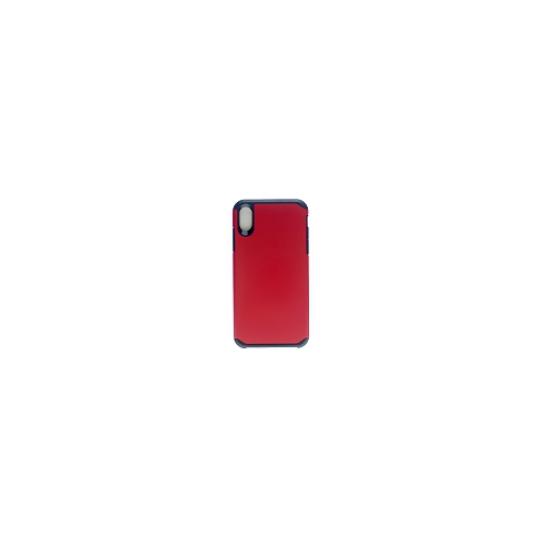 IphoneXS Max Matt Dual Layer Hybrid Case, Red