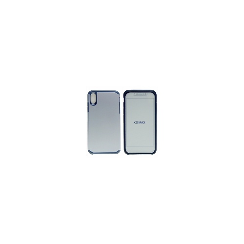 IphoneXS Max Matt Dual Layer Hybrid Case, Silver