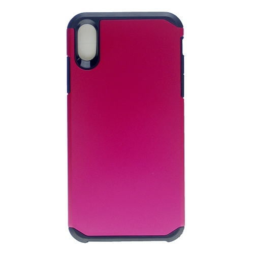 IphoneX/XS Matt Dual Layer Hybrid Case, Hot Pink