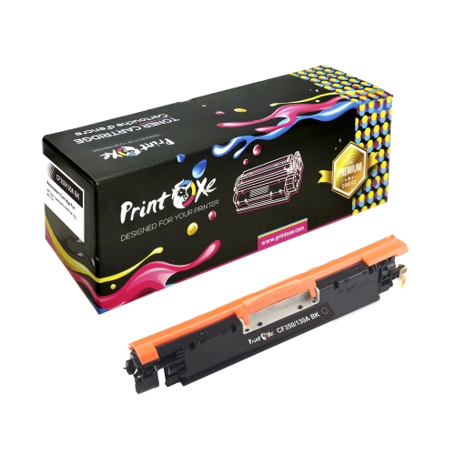 PRINTOXE® 130A Compatible with HP - Set + BK = 5 Toner Cartridges ; 2 Black CF350A , Cyan CF351A , Yellow CF352A & Magenta CF353A for LaserJet Pro
