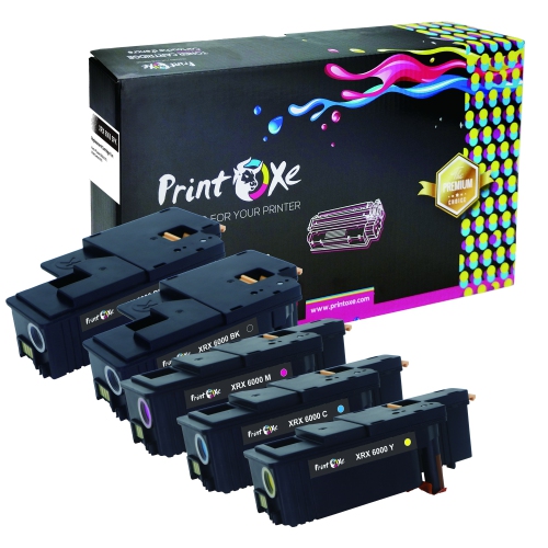 PRINTOXE® 6000 / 6010 / 6015 Xerox Phaser & WorkCentre Compatible Set+Black of 2 Black 106R01630 Cyan 106R01627 Magenta 106R01628 Yellow 106R01629