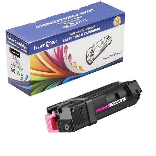 PRINTOXE® 6500 / 106R01597 Compatible Set+BK of 5 Toner Cartridges; 2 Black, Cyan, Magenta, & Yellow For Xerox Phaser 6500 and WorkCentre 6505