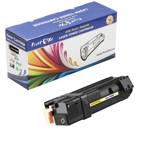 PRINTOXE® 6500 / 106R01597 Compatible Set+BK of 5 Toner Cartridges; 2 Black, Cyan, Magenta, & Yellow For Xerox Phaser 6500 and WorkCentre 6505