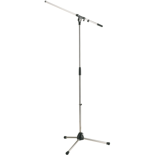 K&M 210/2 Microphone Boom Stand - Chrome