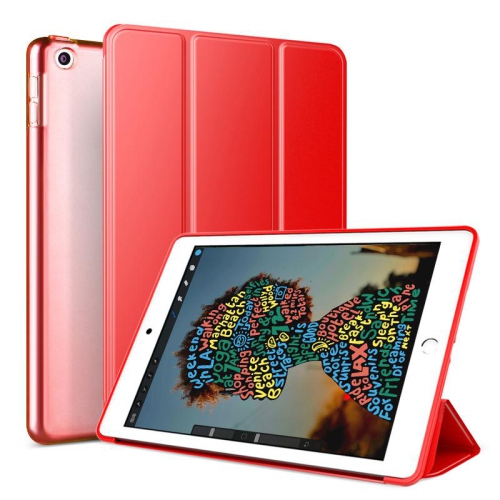 PANDACO Red Leather Folio Case with Smart Cover for iPad Pro 11-inch