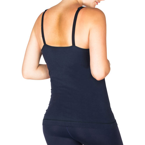 Débardeur de yoga pour allaitement Hannah de Modern Eternity - Grand - Bleu marine