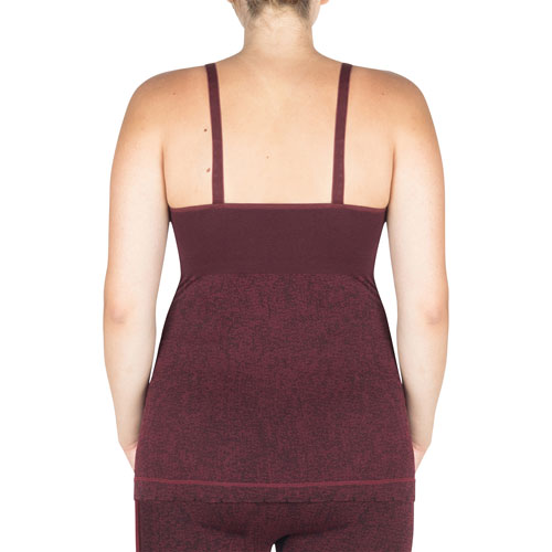 Débardeur de sport pour allaitement Hannah de Modern Eternity - Petit - Jacquard bourgogne