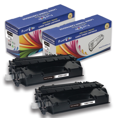 PRINTOXE® CRG 119II / 3480B001 Canon Compatible 2 Cartridges | High Yield  519H | 6400 Pages CRG 519II 119H / 719H for I-Sensys LBP6300DN LBP6650DN