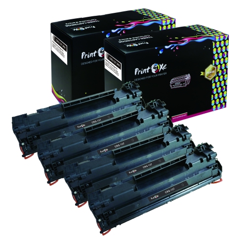 PRINTOXE® CRG 137 Compatible 4 Toner Cartridges CRG137 / 9435B001AA for MF211 MF215 MF216n MF226dn MF229dw / LaserJet Pro MFP M202dw M225dn M225dw M2