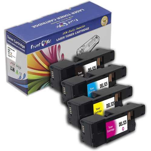 Dell E525W Compatible 2 Sets + 1 Black of 9 Toner Cartridges High Yield E525