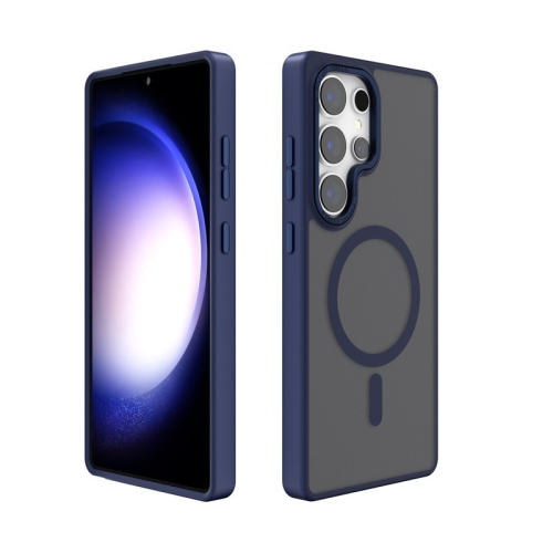 CC  Topsave Strong Magnetic Compatible \w Magsafe, Translucent Matte Slim Protective Case \w Raised Camera Lens And Metallic Trim for Samsung Galaxy