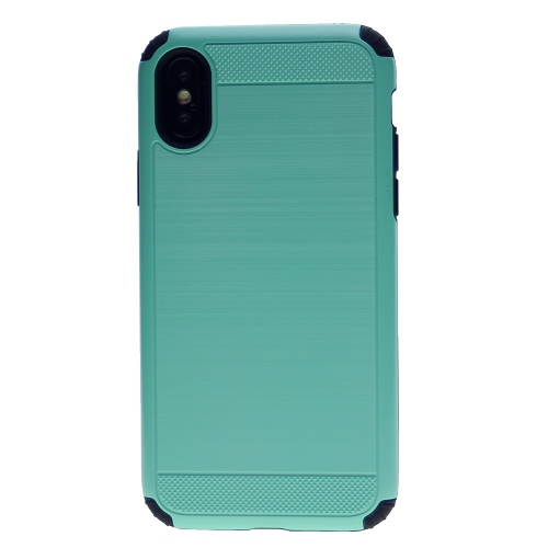 Blushed Texture Hard Cover Case For Iphone X(10) or Iphone XS, Teal